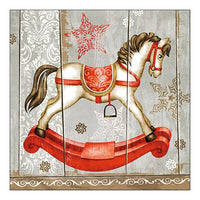 Εκο χαρτοπετσέτες για ντεκουπάζ- Rocking Horse - 1 τεμ