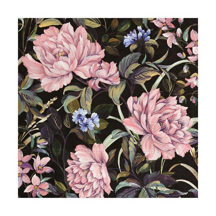 Χαρτοπετσέτες για ντεκουπάζ Flowers Mystery - 1 τεμάχιο