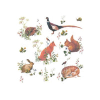 Πετσέτες ντεκουπάζ - Wild Forest Animals - 1τμχ