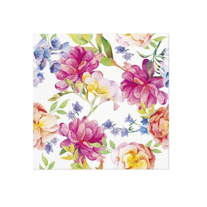 Πετσέτες ντεκουπάζ - Orchid with Peony - 1τμχ