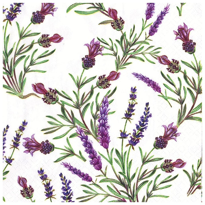 Χαρτοπετσέτες για ντεκουπάζ Lavender Twings - 1 τεμάχιο