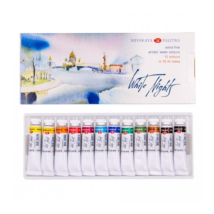 Σετ χρωμάτων ακουαρέλας White Nights