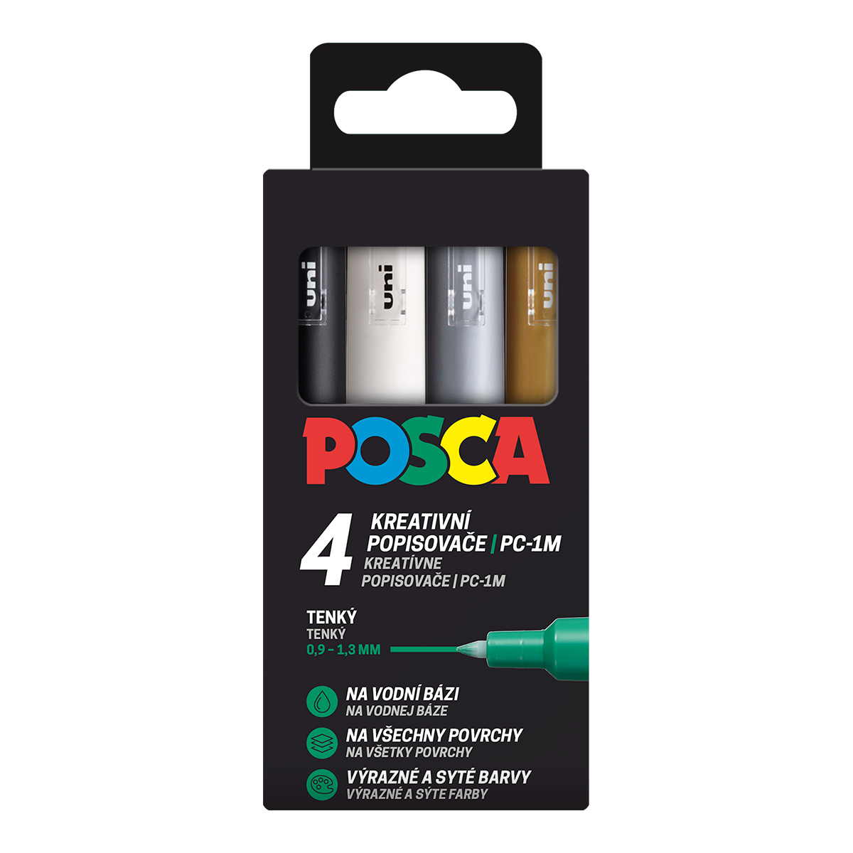 Σετ μαρκαδόροι Posca διάφορα χρώματα