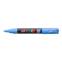 Δείκτης UNI POSCA PC-1M 0.7 - 1 mm – nebesky modrá (48)