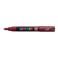 Δείκτης UNI POSCA PC-1M 0.7 - 1 mm – bordó (60)