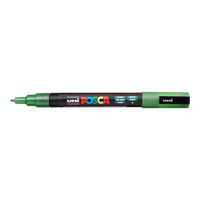 Μαρκαδόρος Posca PC-3ML, 0,9 - 1,3 mm, με glitter – πράσινο (L6
