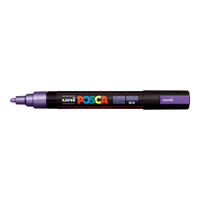Μαρκαδόρος Posca PC-5M, 1,8 – 2,5 mm, μεταλλικό μοβ (M12)