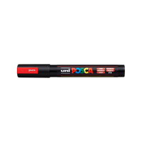 Ακρυλικός μαρκαδόρος Posca PC-5M, 1,8 - 2,5 mm, fluo κόκκινο (F15)