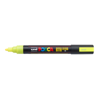 Posca PC-5M ακρυλικός μαρκαδόρος, 1,8 – 2,5 mm, φωσφοριζέ κίτρινο