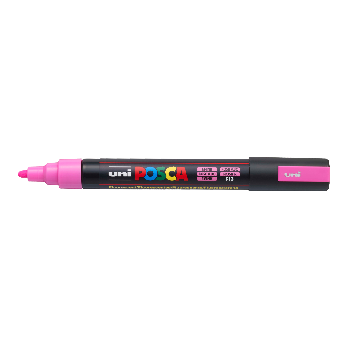 Μαρκαδόρος Posca PC-5M, 1,8 - 2,5 mm, φωσφοριζέ ροζ (F13)