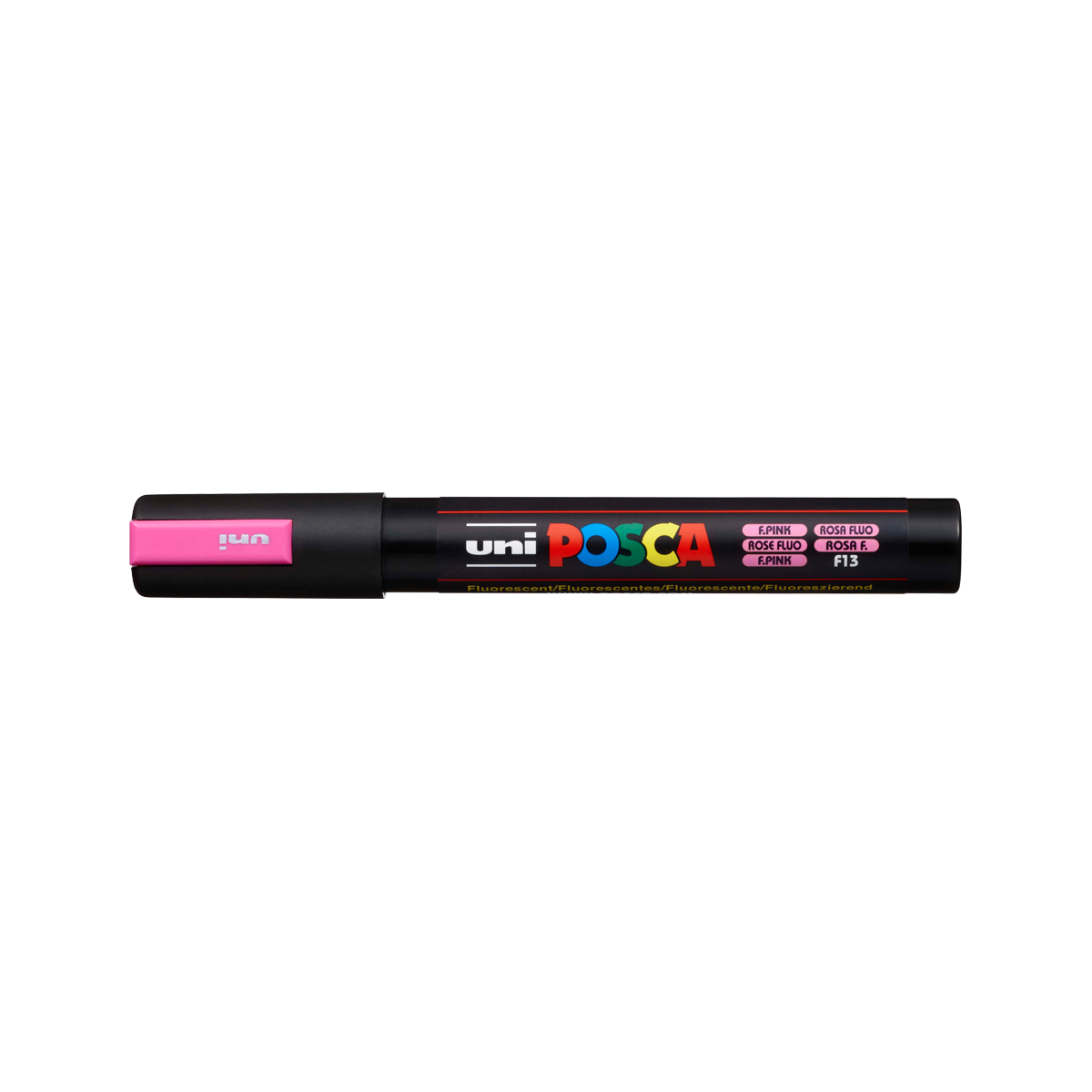 Μαρκαδόρος Posca PC-5M, 1,8 - 2,5 mm, φωσφοριζέ ροζ (F13)