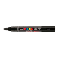 Μαρκαδόρος Posca PC-5BR, 1 - 4 mm, μαύρο