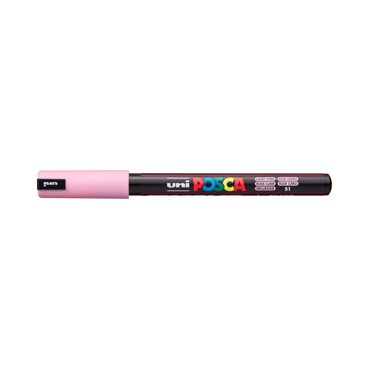 Μαρκαδόρος Posca PC-1MR, 0,7 mm, απαλό ροζ (51)