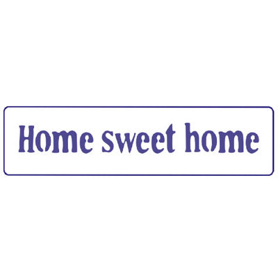Στένσιλ PENTART Text - Home sweet home