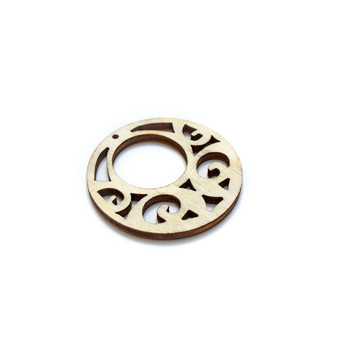 Ξυλινα προιοντα για κοσμηματα - κυκλος