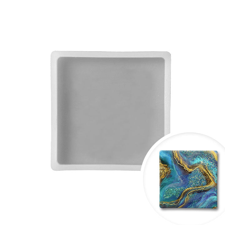 Επαγγελματικό καλούπι σιλικόνης Pentart - 10,5 x 10,5 x 1 cm- τετράγωνο 1 τεμ