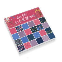 Χαρτί για scrapbooking 24 φύλλα 30,5 x 30,5 - Μοτίβο λουλουδιών