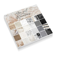 Χαρτί για scrapbooking 24 φύλλα 30,5 x 30,5 - Φυσικό μοτίβο