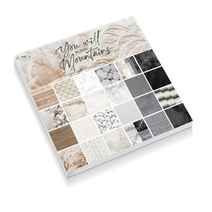 Χαρτί για scrapbooking 24 φύλλα 30,5 x 30,5 - Φυσικό μοτίβο