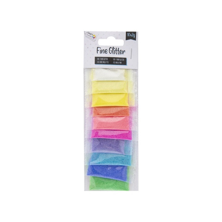 Σετ λεπτών σκονών glitter 10 x 2 g