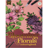 Βιβλίο ζωγραφικής Anti-stress BLOOMING FLORALS 20 σελίδων