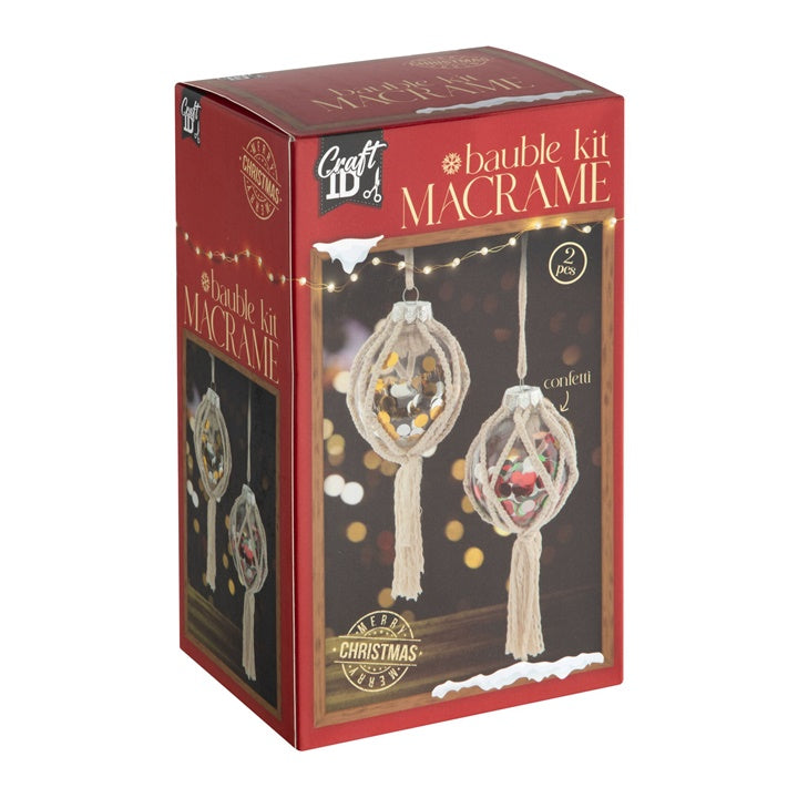 Μακραμέ Bauble Kit XMAS