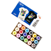 ROSA Ακρυλικά χρώματα για υφάσματα 18x20 ml