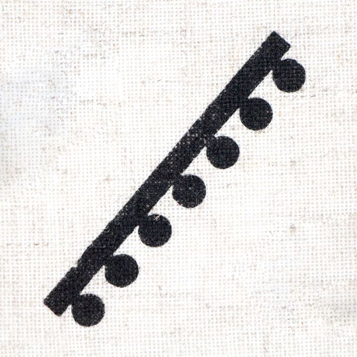 Ξύλινη σφραγίδα ROSA TALENT No. 8 Γεωμετρία 7x1.2 cm