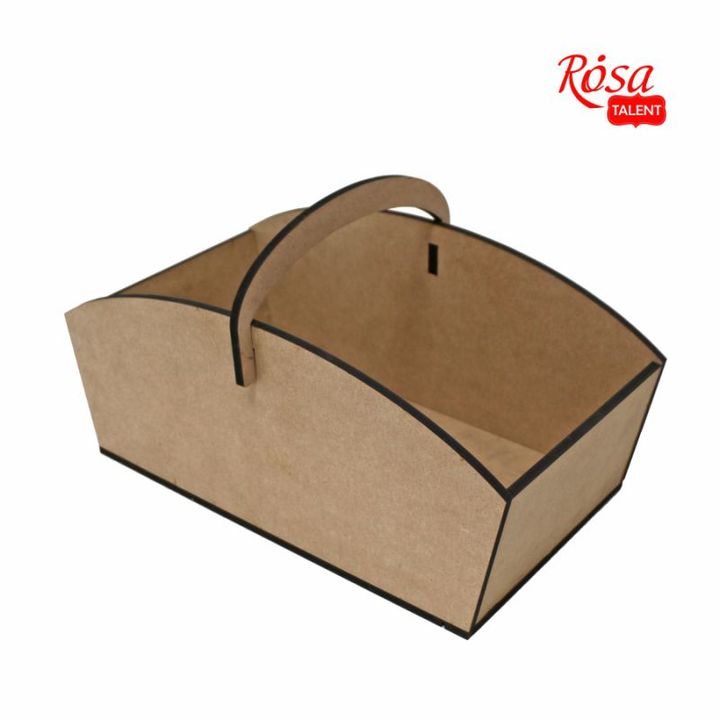 Καλάθι MDF με λαβή