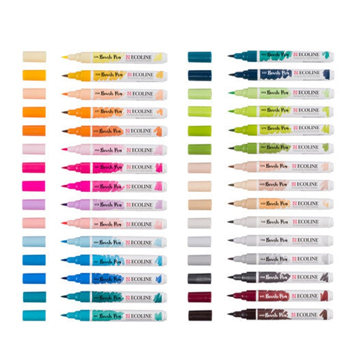 Στυλό ακουαρέλας Ecoline Brush Pen 30 τεμάχια