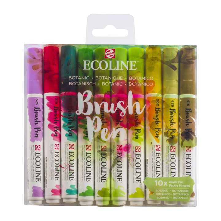 Στυλό ακουαρέλας Ecoline Brush Pen Botanic
