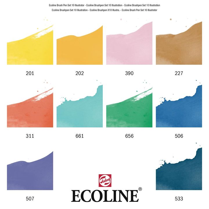 Στυλό ακουαρέλας Ecoline Brush Pen Illustrator