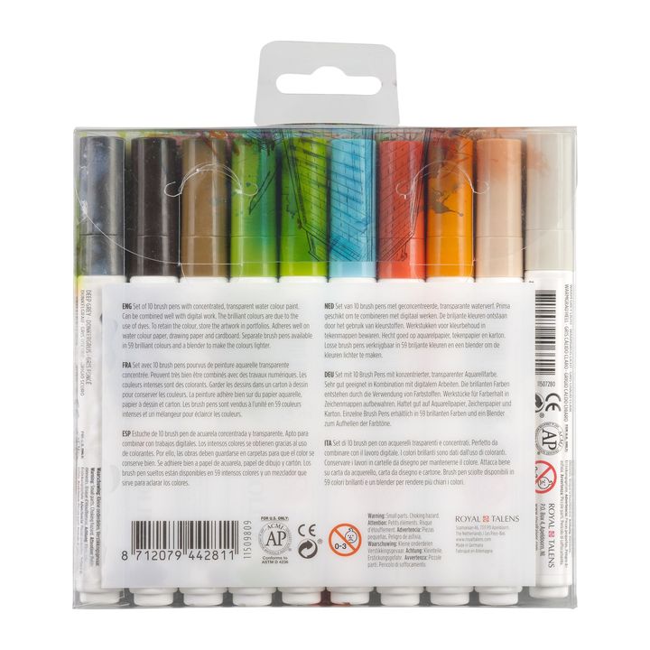 Στυλό ακουαρέλας Ecoline Brush Pen Architect