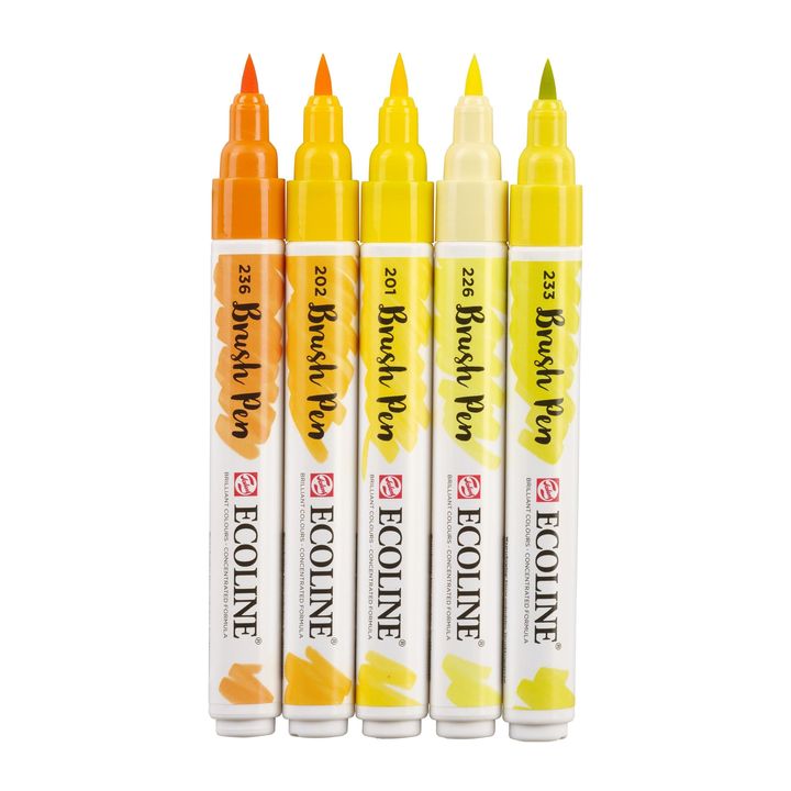 Στυλό ακουαρέλας Ecoline Brush Pen Yellow