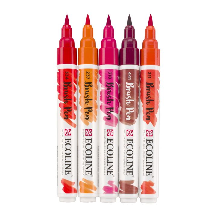 Στυλό ακουαρέλας Ecoline Brush Pen Red