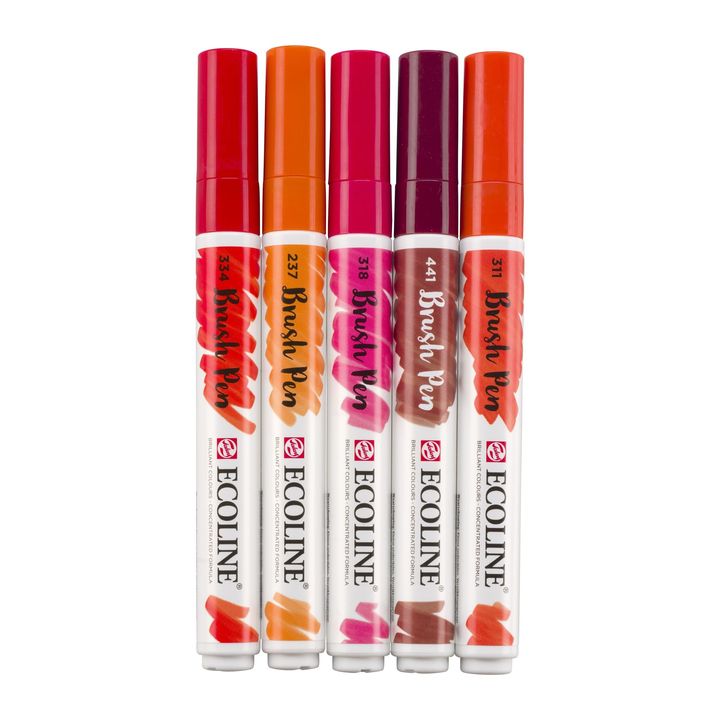 Στυλό ακουαρέλας Ecoline Brush Pen Red