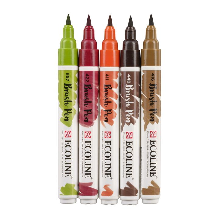 Στυλό ακουαρέλας Ecoline Brush Pen Autumn