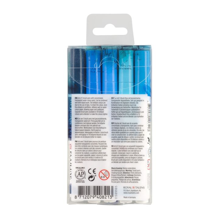 Στυλό ακουαρέλας Ecoline Brush Pen Blue