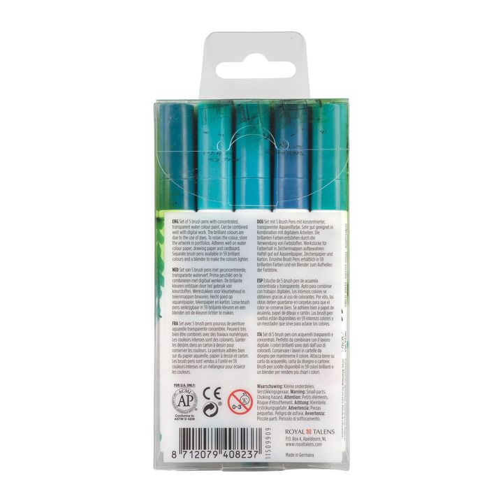 Στυλό ακουαρέλας Ecoline Brush Pen Green Blue