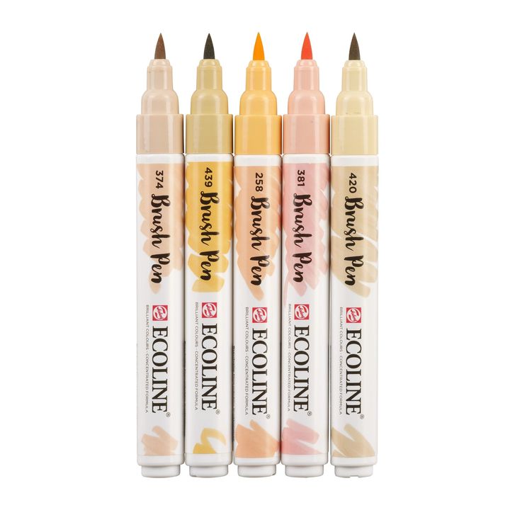 Στυλό ακουαρέλας Ecoline Brush Pen Beige Pink