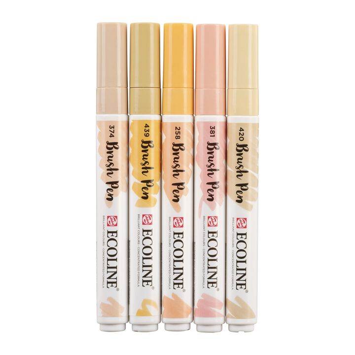 Στυλό ακουαρέλας Ecoline Brush Pen Beige Pink