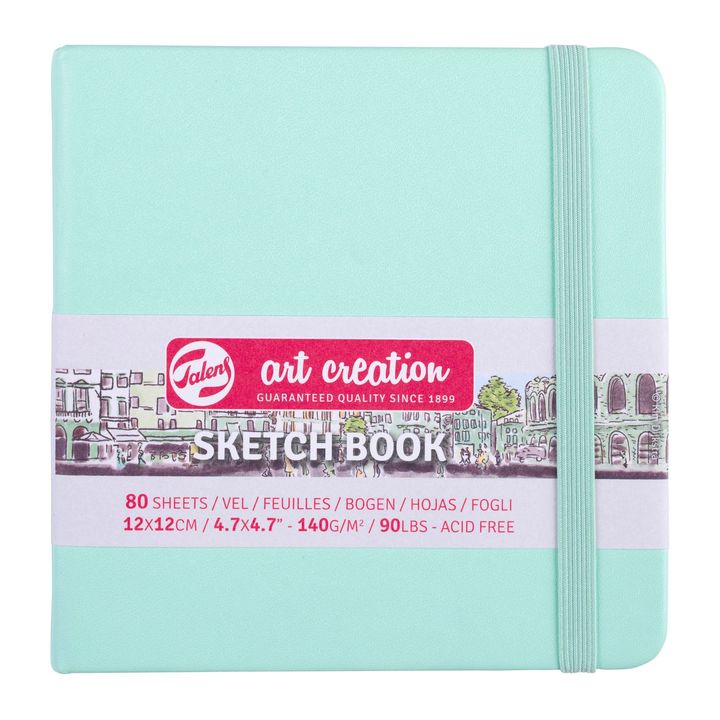 Τετράδιο σκίτσου ART CREATION 12 x 12 cm – Fresh Mint