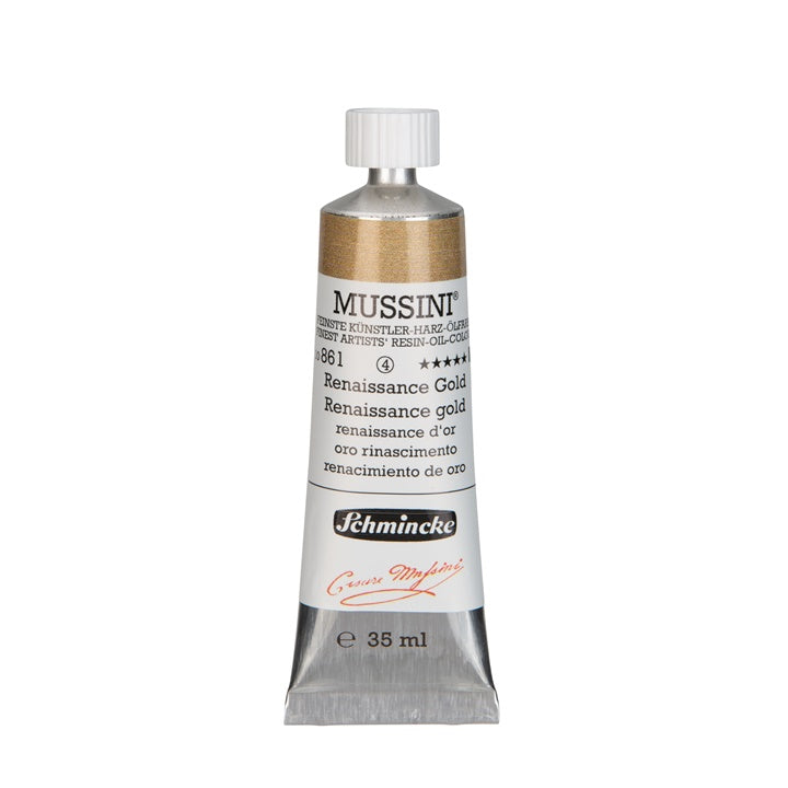 Λαδομπογιές Schmincke MUSSINI 35 ml – 861 Αναγεννησιακό Χρυσό
