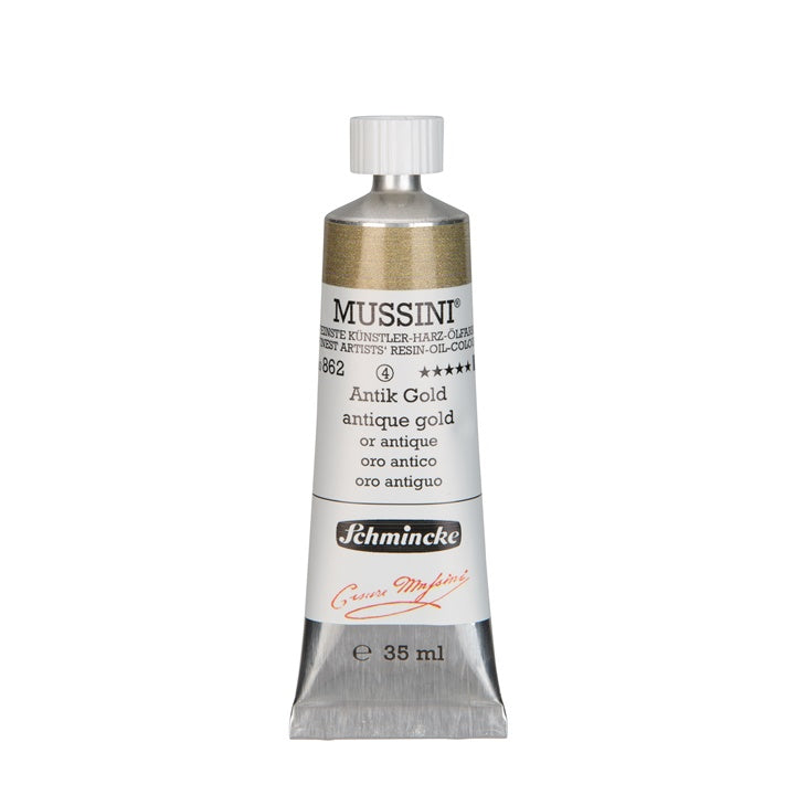 Λαδομπογιές Schmincke MUSSINI 35 ml – 862 Αντίκα Χρυσό