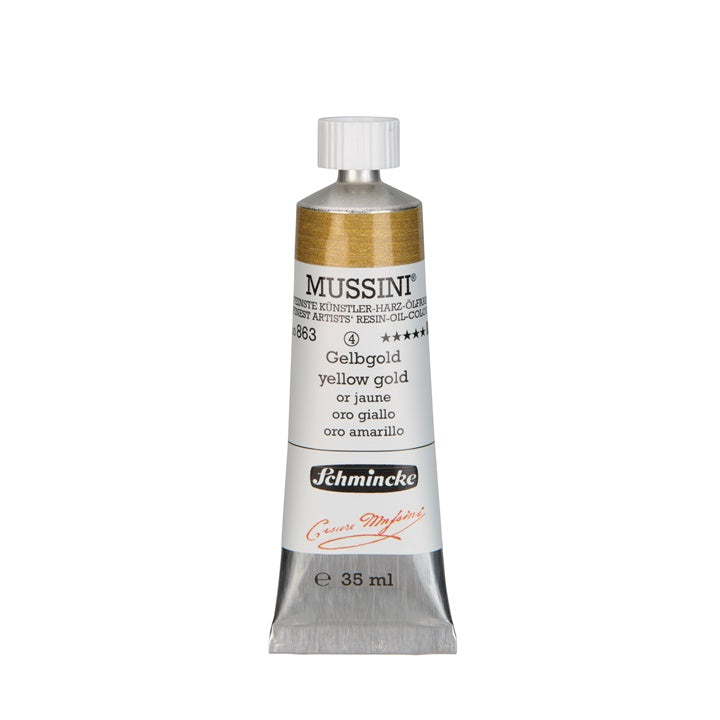Λαδομπογιές Schmincke MUSSINI 35 ml – 863 κίτρινο-χρυσό