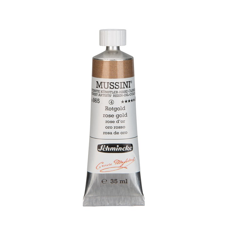 Λαδομπογιές Schmincke MUSSINI 35 ml – 865 Ροζ Χρυσό