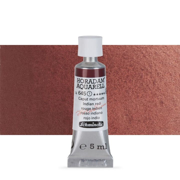 Χρώματα ακουαρέλας Schmincke Horadam σε σωληνάριο 5 ml – 645 Indian Red