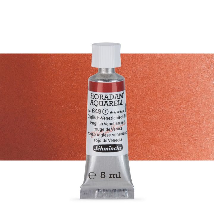 Χρώματα ακουαρέλας Schmincke Horadam σε σωληνάριο 5 ml – 649 English Venetian Red
