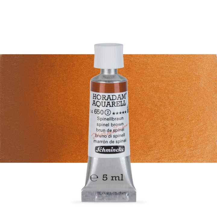 Χρώματα ακουαρέλας Schmincke Horadam σε σωληνάριο 5 ml – 650 Spinel Brown