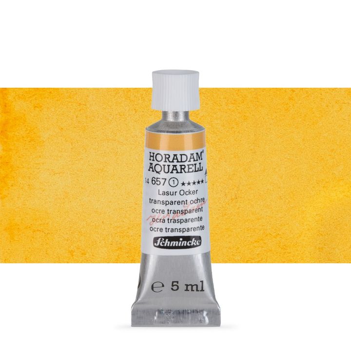 Χρώματα ακουαρέλας Schmincke Horadam σε σωληνάριο 5 ml – 657 Transparent Ochre